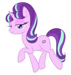 Size: 463x493 | Tagged: safe, artist:paking pie, starlight glimmer, g4, equal cutie mark, female, solo