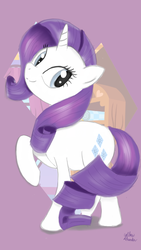 Size: 1440x2560 | Tagged: safe, artist:yell0wthunder, rarity, g4, female, solo