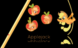 Size: 1980x1228 | Tagged: safe, artist:chaoslight115, applejack, g4, wallpaper