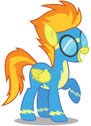 Size: 5074x7000 | Tagged: safe, artist:birthofthepheonix, spitfire, pegasus, pony, g4, absurd resolution, female, show accurate, simple background, smiling, solo, transparent background, vector, wonderbolts uniform