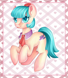 Size: 1048x1200 | Tagged: safe, artist:rosha-krieger, coco pommel, g4, female, smiling, solo
