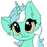Size: 200x200 | Tagged: safe, artist:sapphfyr, part of a set, lyra heartstrings, pony, unicorn, g4, :3, animated, blinking, bust, cute, ear fluff, female, lyrabetes, pixel art, portrait, simple background, solo, sprite, transparent background