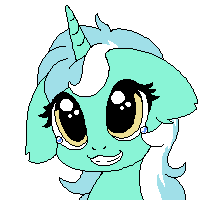Size: 200x200 | Tagged: safe, artist:sapphfyr, part of a set, lyra heartstrings, pony, unicorn, g4, animated, blinking, bust, cute, ear fluff, eye shimmer, female, floppy ears, grin, lyrabetes, pixel art, portrait, simple background, smiling, solo, transparent background