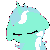 Size: 200x200 | Tagged: safe, artist:sapphfyr, part of a set, lyra heartstrings, pony, unicorn, g4, animated, bust, cute, ear fluff, eyes closed, female, floppy ears, lyrabetes, pixel art, portrait, simple background, solo, sprite, talking, transparent background