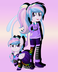 Size: 4104x5104 | Tagged: safe, artist:thecheeseburger, oc, oc only, oc:orient duetta wonder, equestria girls, g4, absurd resolution, clothes, cutie mark, mole, ponytail, solo, square crossover