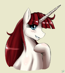 Size: 1903x2137 | Tagged: safe, artist:ss2sonic, oc, oc only, oc:fausticorn, alicorn, pony, lauren faust, solo