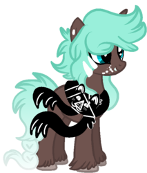 Size: 600x704 | Tagged: safe, artist:neonmare, oc, oc only, earth pony, pony, adoptable, clothes, scarf, solo