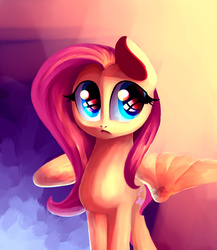 Size: 2047x2362 | Tagged: dead source, safe, artist:gianghanz, fluttershy, pegasus, pony, g4, female, high res, mare, solo