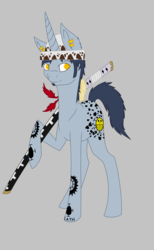 Size: 2696x4384 | Tagged: safe, artist:abariacloud, pony, one piece, ponified, solo, trafalgar d. water law
