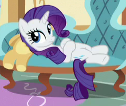 Size: 246x207 | Tagged: safe, screencap, rarity, pony, g4, my little pony: friendship is magic, party pooped, female, solo, teddy bear