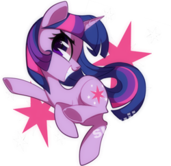 Size: 867x840 | Tagged: safe, artist:suzuii, twilight sparkle, g4, female, grin, solo