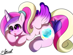 Size: 1600x1200 | Tagged: safe, artist:edgar2225, princess cadance, g4, cute, cutedance, female, filly, solo, younger