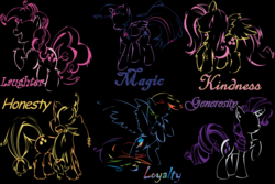 Size: 7500x4998 | Tagged: safe, artist:big-mac-a-brony, applejack, fluttershy, pinkie pie, rainbow dash, rarity, twilight sparkle, alicorn, pony, g4, absurd resolution, female, mane six, mare, twilight sparkle (alicorn)