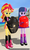 Size: 768x1279 | Tagged: safe, artist:adammasterart, sunset shimmer, equestria girls, g4, 3d, beach, bionicle, kanohi, kanohi hau, kanohi pakari, lego, mask of earth, mask of fire, mask of shielding, mask of strength, mmd, onua, tahu