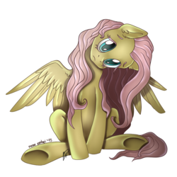 Size: 1000x1000 | Tagged: safe, artist:felixmegalodon, fluttershy, g4, female, head tilt, looking at you, solo, underhoof