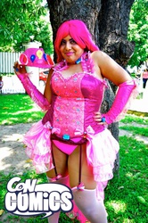 Size: 638x960 | Tagged: safe, pinkie pie, human, g4, clothes, cosplay, irl, irl human, photo, stockings