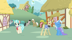 Size: 1184x674 | Tagged: safe, artist:misssensitiveness48, cheese sandwich, coco pommel, derpy hooves, flam, flim, frederic horseshoepin, lightning dust, octavia melody, photo finish, prince blueblood, silver shill, trixie, pegasus, pony, g4, cheesederpy, cocoshill, female, flim flam brothers, flixie, fredtavia, lightningflam, male, mare, muffin, photoblood, shipping, straight