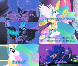 Size: 973x821 | Tagged: safe, artist:kindkristy99, edit, edited screencap, screencap, nightmare moon, princess celestia, princess luna, friendship is magic, g4, luna eclipsed, the return of harmony, snickers