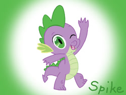 Size: 620x465 | Tagged: safe, artist:star island, spike, dragon, g4