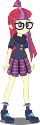 Size: 1700x5262 | Tagged: safe, artist:xebck, moondancer, equestria girls, friendship games, g4, clothes, crystal prep academy, crystal prep academy uniform, crystal prep shadowbolts, cute, equestria girls-ified, female, glasses, high res, pleated skirt, school uniform, simple background, skirt, solo, sweater, transparent background, vector