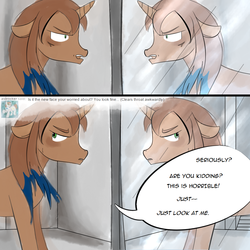 Size: 1000x1000 | Tagged: safe, artist:mabu, doctor whooves, time turner, earth pony, pony, g4, ask, askgamingwhooves, comic, doctor who, male, stallion, story, tumblr