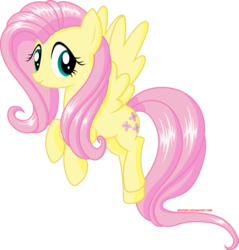 Size: 3845x4020 | Tagged: safe, artist:rexpony, fluttershy, g4, female, simple background, solo, transparent background, vector