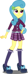 Size: 1774x4660 | Tagged: safe, artist:xebck, lemon hearts, equestria girls, g4, my little pony equestria girls: friendship games, clothes, crystal prep academy, crystal prep academy uniform, crystal prep shadowbolts, equestria girls-ified, female, high res, pleated skirt, school uniform, simple background, skirt, solo, transparent background, vector