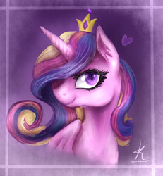 Size: 721x781 | Tagged: safe, artist:monnarcha, princess cadance, pony, g4, female, solo