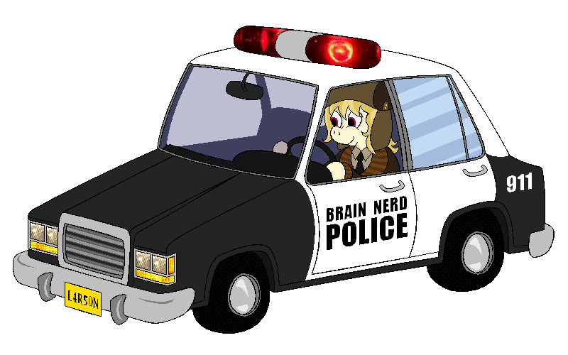 947314 - safe, artist:hellarmy, march gustysnows, animated, car, clothes,  coat, crossover, driving, fargo, hat, hoof hold, police car, simple  background, smiling, solo, transparent background, ushanka - Derpibooru