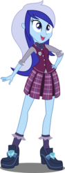 Size: 1506x4000 | Tagged: safe, artist:xebck, minuette, equestria girls, g4, my little pony equestria girls: friendship games, clothes, crystal prep academy, crystal prep academy uniform, crystal prep shadowbolts, equestria girls-ified, female, high res, pleated skirt, school uniform, simple background, skirt, solo, transparent background, vector