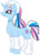 Size: 880x1208 | Tagged: safe, artist:flamefyre1235, pony, unicorn, yeti, abbey bominable, abominable snowman, crossover, monster high, ponified, snow monster, solo