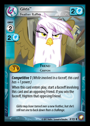 Size: 358x500 | Tagged: safe, enterplay, gilda, griffon, equestrian odysseys, g4, my little pony collectible card game, card, ccg, female, solo