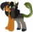 Size: 2397x2244 | Tagged: safe, chimera, chimera pony, snake, g4, somepony to watch over me, cloven hooves, conjoined, conjoined twins, high res, multiple heads, three heads