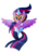 Size: 495x700 | Tagged: safe, artist:ii-art, twilight sparkle, alicorn, pony, g4, power ponies (episode), female, looking at you, mare, masked matter-horn costume, power ponies, simple background, solo, transparent background, twilight sparkle (alicorn)