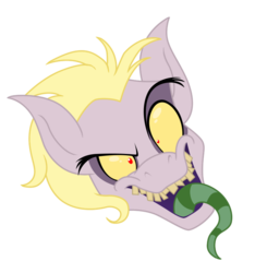 Size: 741x791 | Tagged: safe, artist:icelion87, pony, beetlejuice, looking at you, ponified, simple background, solo, tongue out, transparent background