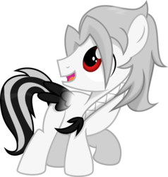 Size: 5000x5244 | Tagged: safe, artist:meteor-spark, oc, oc only, oc:aero ruinwing, pegasus, pony, absurd resolution, blank flank, colt, male, simple background, solo, transparent background, vector