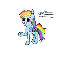 Size: 780x780 | Tagged: safe, artist:gallifreyanequine, rainbow dash, g4, standing