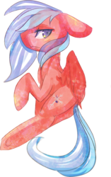 Size: 670x1066 | Tagged: safe, artist:starl, oc, oc only, oc:winter song, pegasus, pony, solo