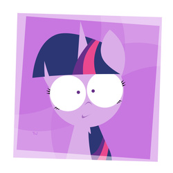 Size: 1280x1280 | Tagged: safe, artist:limejerry, twilight sparkle, g4, female, smiling, solo