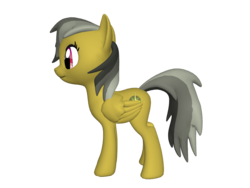 Size: 1200x900 | Tagged: safe, daring do, pegasus, pony, ponylumen, g4, 3d, female, mare, on side, solo