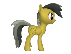 Size: 1200x900 | Tagged: safe, daring do, pegasus, pony, ponylumen, g4, 3d, female, mare, on side, solo