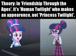 Size: 680x500 | Tagged: safe, sci-twi, twilight sparkle, equestria girls, friendship through the ages, g4, my little pony equestria girls: friendship games, text, theory