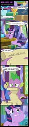 Size: 432x1850 | Tagged: safe, artist:toxic-mario, spike, twilight sparkle, alicorn, pony, amending fences, g4, comic, crying, female, forever alone, glare, mare, meme, open mouth, sad, that was fast, twilight sparkle (alicorn)