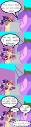 Size: 1494x5986 | Tagged: safe, artist:oneovertwo, amethyst star, moondancer, sparkler, twilight sparkle, amending fences, g4, comic