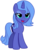 Size: 3000x4260 | Tagged: safe, artist:missgoldendragon, princess luna, pony, unicorn, g4, bedroom eyes, female, filly, race swap, s1 luna, simple background, solo, transparent background, vector, woona, younger