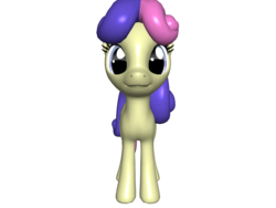Size: 1200x900 | Tagged: safe, bon bon, sweetie drops, earth pony, pony, ponylumen, g4, 3d, 3d pony creator, female, looking at you, mare, solo
