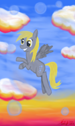 Size: 2500x4173 | Tagged: dead source, safe, artist:idioticbat, derpy hooves, pegasus, pony, g4, female, mare, solo