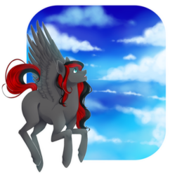 Size: 800x827 | Tagged: safe, artist:blackytechno, oc, oc only, pegasus, pony, solo