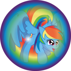 Size: 2500x2500 | Tagged: safe, artist:big-mac-a-brony, rainbow dash, g4, female, happy, high res, solo