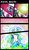 Size: 1500x2544 | Tagged: safe, artist:vavacung, princess cadance, princess celestia, queen chrysalis, twilight sparkle, oc, oc:paper mache, alicorn, changeling, pony, comic:to love alicorn, g4, comic, crying, female, mare, miracle, twilight sparkle (alicorn)